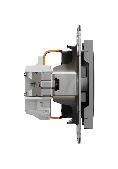 Schneider Electric EPH2900171-1 Asfora Topraklı Priz 16A Çerçeveli Antrasit