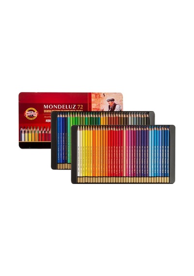 Koh-ı Noor Set Of Aquarell Coloured Pencils 3727 72 Çok Renkli