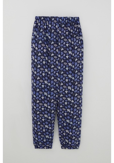 Breeze Erkek Çocuk Pijama Takımı Modern Kare & Kamuflaj Desenli 4-8 Yaş , Morcivert