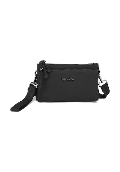 Smart Bags Ripstop Kumaş Mini Boy Postacı Çantası 21k Barcelona 3359 Siyah