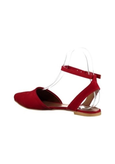 Fox Shoes Kırmızı Kadın Babet D726226202