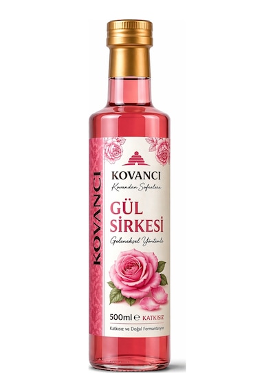 Gül Sirkesi 500 Ml -%100 Doğal Fermente,katkısız