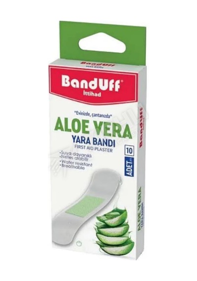 4 Adet Banduff Yara Bandı Aleo Vera 10'lu