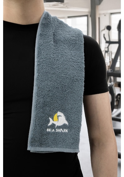 Sporcu Antrenman Havlusu Gym Fitness Plates Boks Tenis Spor Havlu Petrol