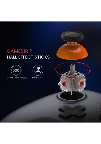 Nova Lite Çoklu Platform Kablosuz Oyun Kumandası, Pc, Steam, Switch, İos Ve Android Uyumlu Hall Effect 20hz Turbo Space Purple Diğer