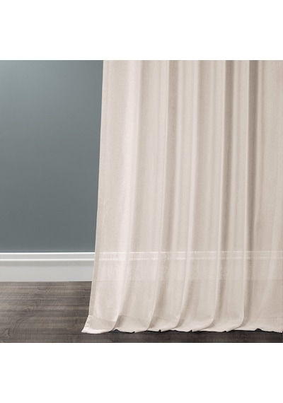 Evdepo Home Kullanıma Hazır Keten Tül Perde (541075355)