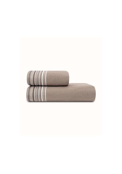 Koza Home Limira 2li Vizon Çeyiz Havlu Seti 50x90-70x140 2253 Vizon