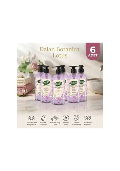 Botanica Lotus Sıvı Sabun 500 Ml X 6