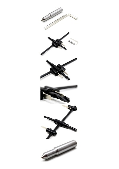 Sonax Ayarlı Delme Panç Seti 30-120mm Matkap Delme