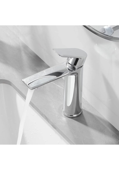 Fawer Faucet & Shower Krom Lavabo Bataryası 600-css krom