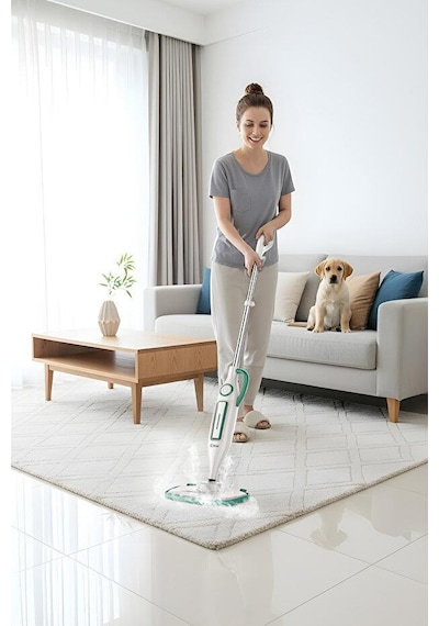 Kiwi KSC-4221 Çok Fonksiyonlu 10 Aparatlı Buharlı Paspas Mop