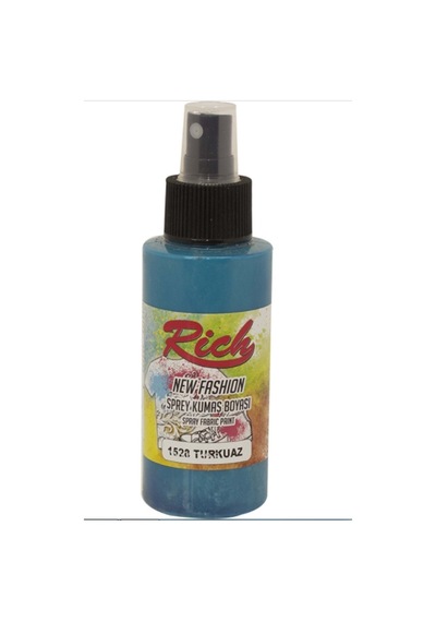 Spray Kumaş Boyası Turkuaz Çok Renkli