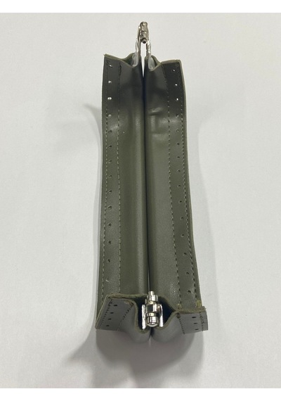 Karantuhafiye Çanta Bursu / Derili Burs 20 Cm / Haki Haki
