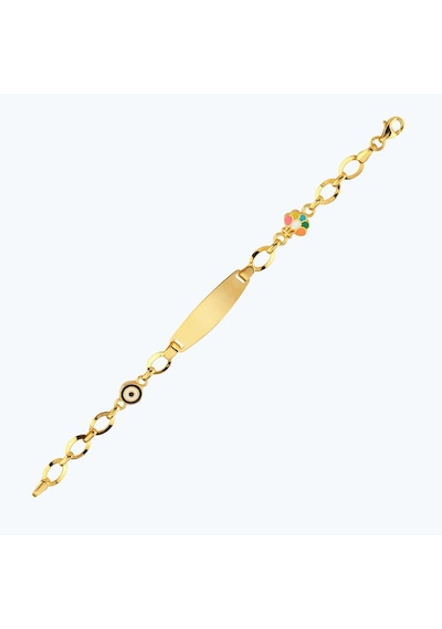 Altınbaş 22 Ayar Altın Çocuk Nazar Künye Bjrbl0012-25925 Renkli