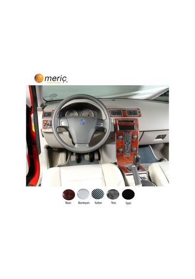 Meriç® Volvo S40 / V50 / C30 Ön Torpido Kaplama 13 Prç 2003-2009 (530157742)