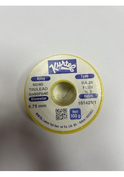 Kurtel 100gr 0,75mm Sn60/pb40 Lehim Teli