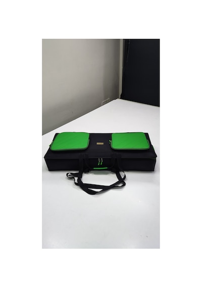 Pa4x, Pa3x Kısa 61 Tuş Keyboard Orglar İçin Uyumlu Taşıma Çantası. Siyah Yeşil.