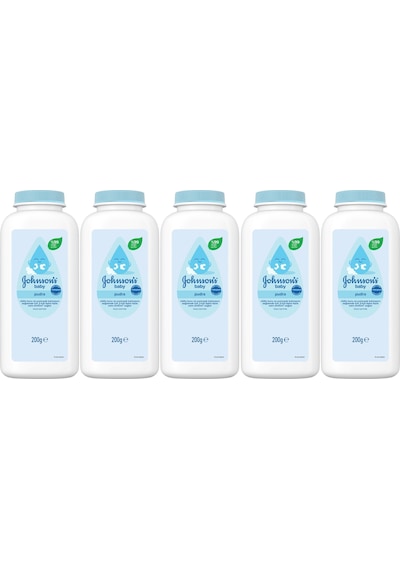 Johnsons Baby Bebek Pudrası 200gr Klasik %99 Doğal 5 Li Set