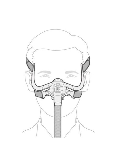 Yn-03 Burun Cpap Maskesi Large