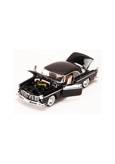 Motor Max Chrysler C300 1955 Model Araba Siyah 1 24