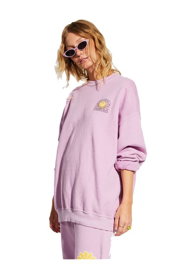 Billabong Bıllabong Rıdın Happy Kadın Sweatshırt Pembe Pembe