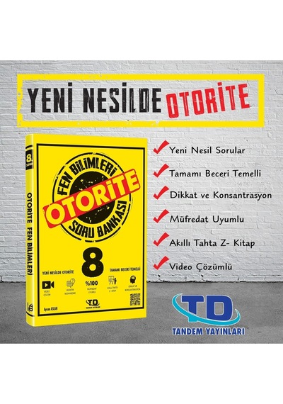 8. Sınıf Fen Bilimleri Otorite Soru Bankası