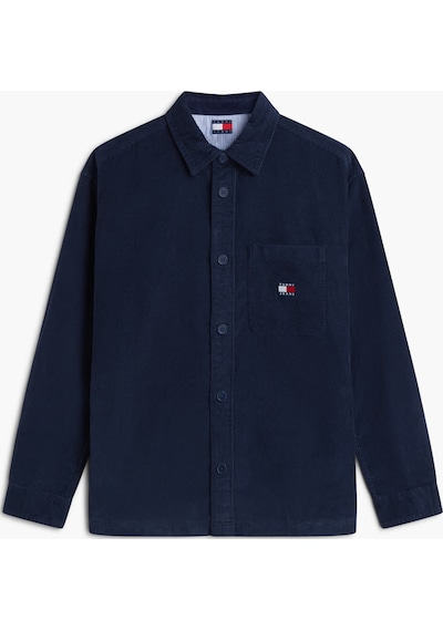 Tommy Hilfiger Tjm Brıck Cord Overshırt Ext Erkek Mavi Gömlek - Dm0dm21698