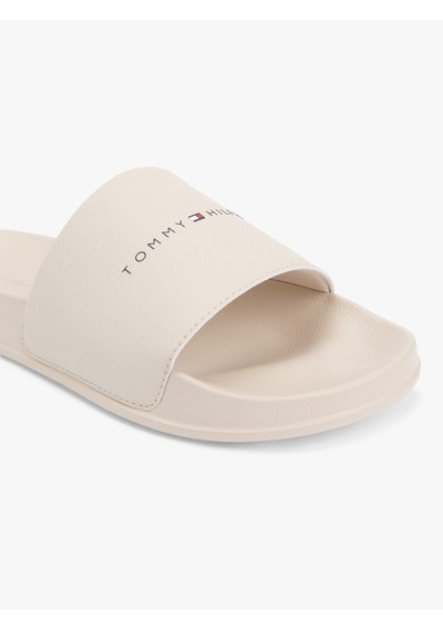 Tommy Hilfiger Core Tommy Hılfıger Pool Slıde Erkek Bej Terlik - Fm0fm05799
