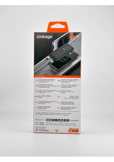 Linkage Micr Usb Ve Type-C Girişli Powerbank  10000 Mah Siyah