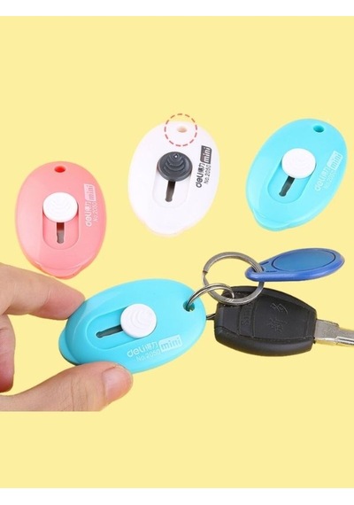 1 Adet Renkli Mini Çelik Bıçaklı Falçata Maket Bıçağı Bsnd9-v63x1