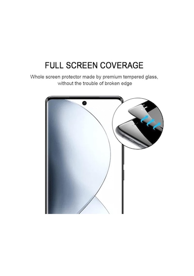 Infinix Zero 30 4g/5g Uyumlu Tam Kaplayan Ekran Koruyucu Edge Kavisli Temperli Kırılmaz Cam