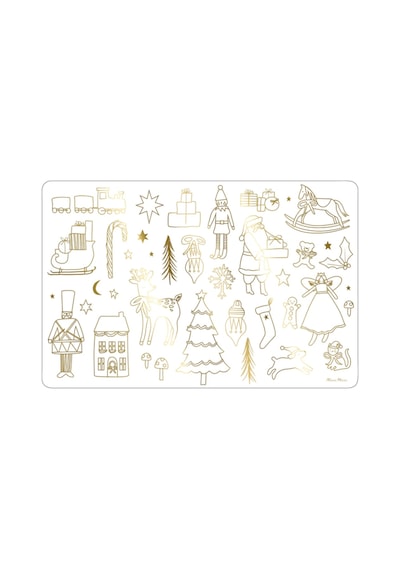 Meri Meri - Christmas Colouring Placemats - Yeni Yıl Boyamalı Amerikan Servisi - 8'li