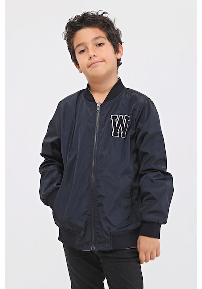 Benitto Kids Benittokids Çift Taraflı Erkek Çocuk Yağmurluk 51268L Lacivert-Beyaz