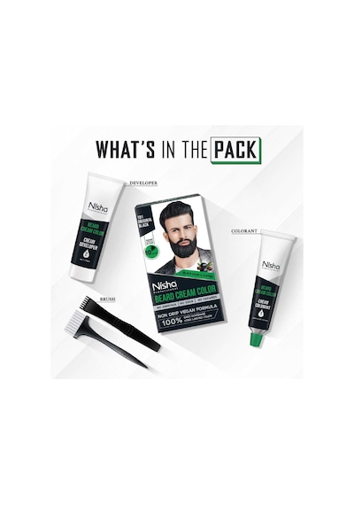 Sakal Boyama Seti 60ml,10dk Bekleme Süresi Amonyak Paraben İcermez,cilde Leke Yapmaz Orjinal Black