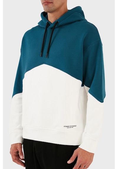 Armani Exchange Erkek Sweat 6rzmlb Zj4xz 21cn Lacivert-beyaz Beyaz