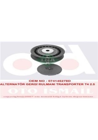 INA 531073310 V KAYIŞ GERGİ RULMANI TRANSPORTER T4 90-03 2.4D 2.5