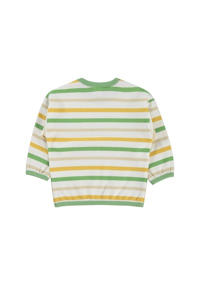 Civil Baby Çizgili 3-18 Ay Sweatshirt - Ekru 19330Y05126S1