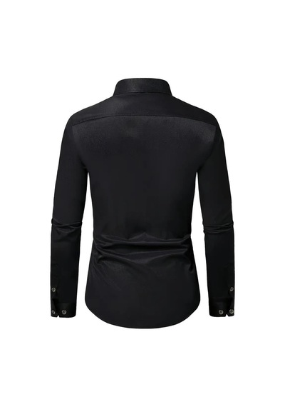 Erkek Silim Fit Uzun Kol Gömlek Bgl-st03143 001