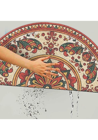 Dekoratif Kapı Önü Paspas, Dış Mekan/ev İçi/banyo/mutfak/yatak Odası/giriş Paspasları Yrmp 002, 30x60 Çok Renkli