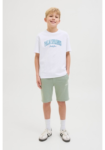 Jack & Jones Jjdetroıt Tee Ss Crew Beyaz Erkek Çocuk Kısa Kol T-shirt 000000000102257578 Beyaz