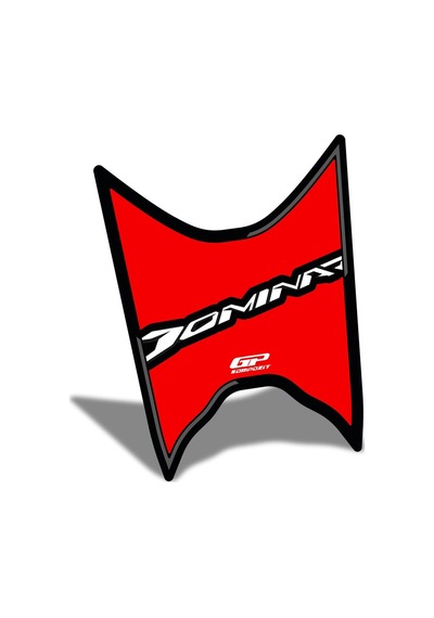 GP Kompozit  Bajaj Dominar 250 / 400 2020-2024 Uyumlu Tank Pad Kırmızı