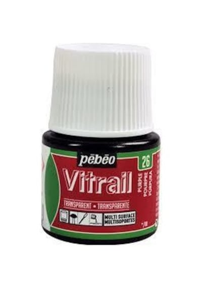 Pebeo Vitrail Cam Boyası 45Ml 26 Mor