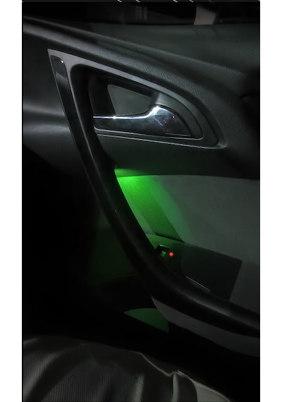 Opel Astra J Rgb Iç Kapı Led Ambiyans Aydınlatma 128 Renk App Kontrolü Uygulama İle Kontrol Edilebilir