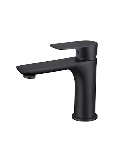Siyah Lavabo Bataryası Pirinç Döküm Lavabo Musluğu Siyah