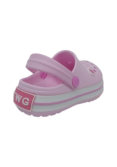 Zerhan Twg 300 Çocuk Pembe Beyaz Sabo Terlik Sandalet