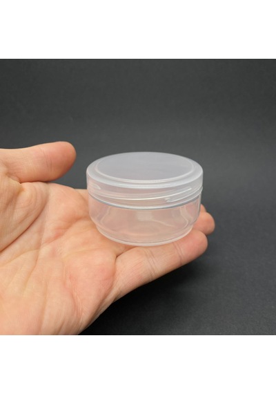 50 Ml Boş Şeffaf Krem Kutusu , Şeffaf Plastik Krem Kavanozu X 6 Adet