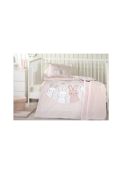 Özdilek Hello Rabbit Bebek Battaniyeli Nev Tk Rf Pembe