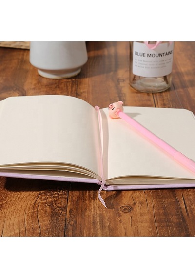 Sevimli Pembe Domuz Defter Jel Kalem Seti