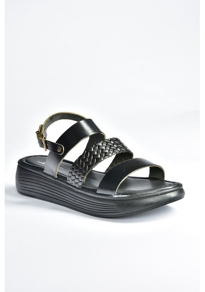 Fox Shoes Siyah Günlük Kadın Sandalet M291082603