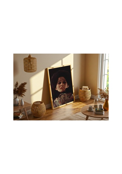 Klimt Genç Kadın Portresi Çerçevesiz Poster 30x42 Cm A3 Tablo Art Nouveau Duvar Dekoru